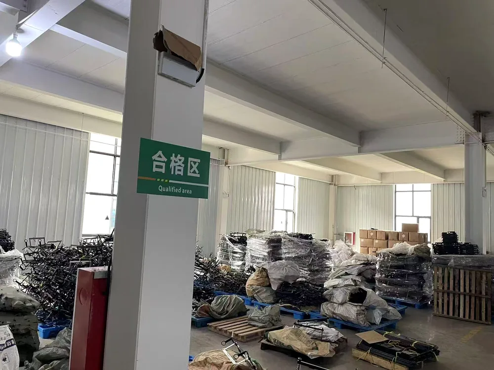 Qualified products area inside the factory
